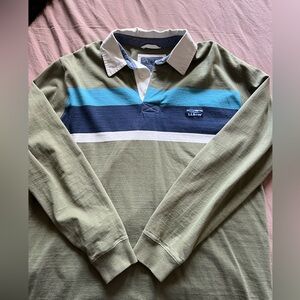 LL Bean rugby polo